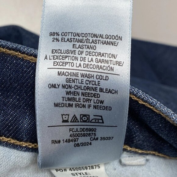 NEW FAVORITE DAUGHTER Valentina High Rise Mini Boot Jeans Size 28 Dark Blue - Picture 5 of 15